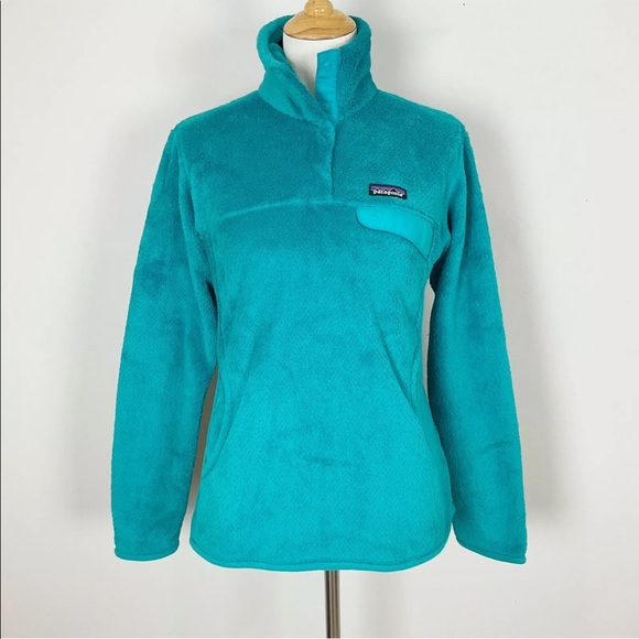 Patagonia Jackets & Blazers - Patagonia Turquoise Re-Tool Snap-T Fleece Pullover (Medium)